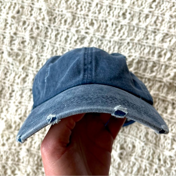 David and Young Baseball Cap - Distressed Denim - Picture 4 of 6
